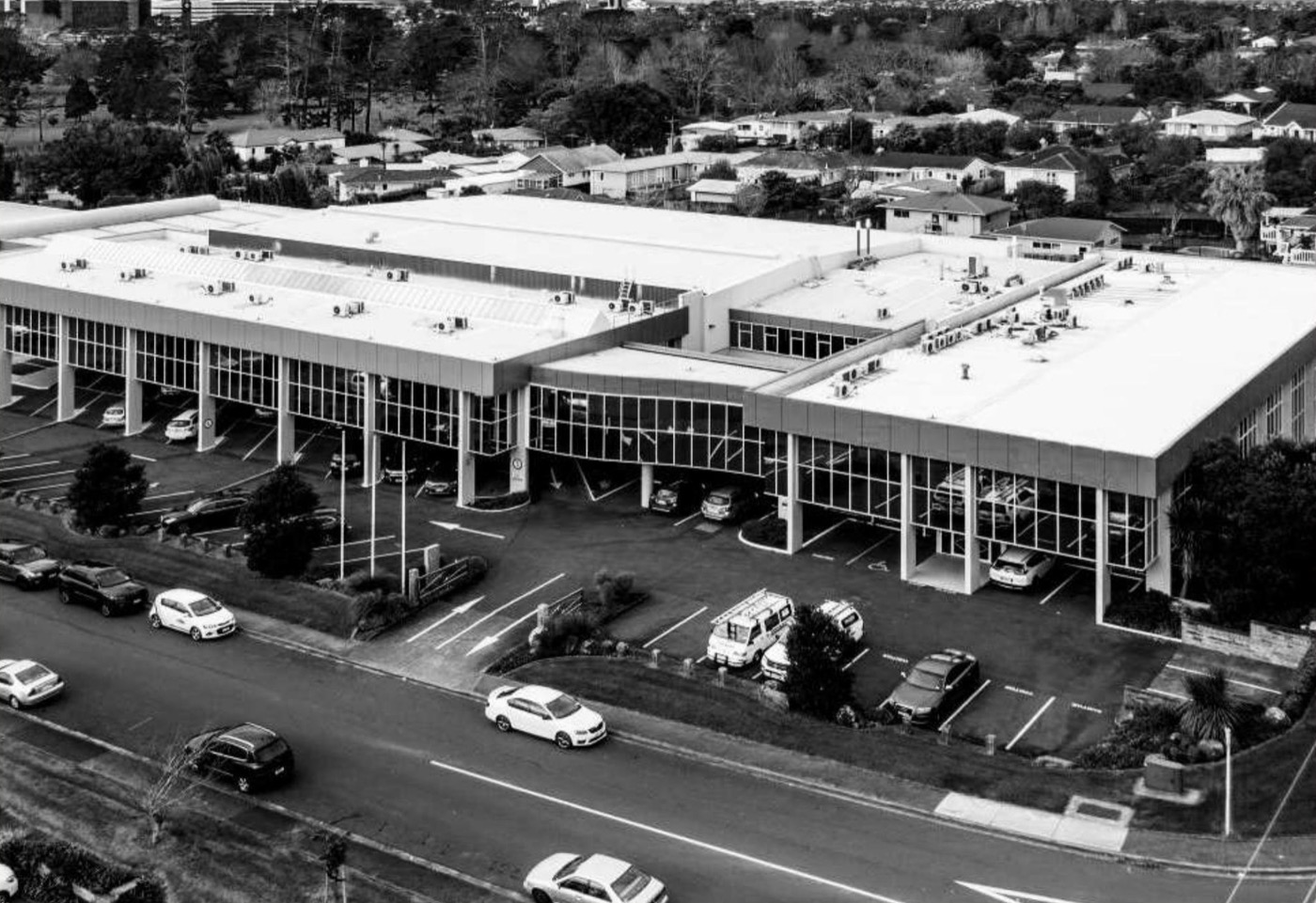Apex Brands factory, New Zealand, from the air